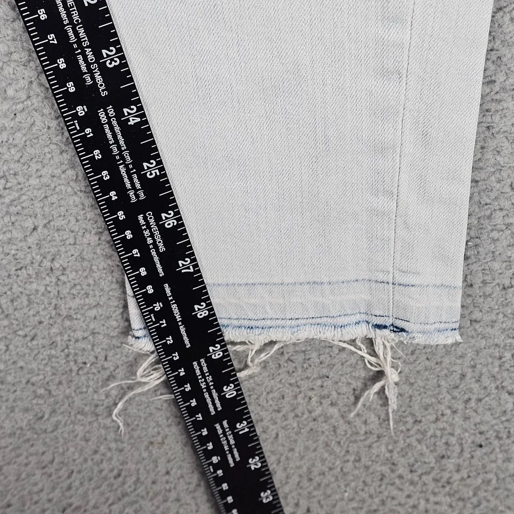 Rag &‎ Bone Jeans Women's 27 Boho Streetwear Raw Hem Skinny Leg W1590K510ACH USA